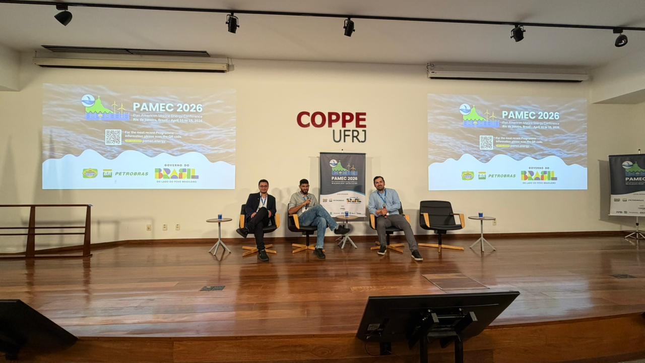 Investigadores en formación de la UBB presentan estudios sobre energías marinas en congreso realizado en Brasil